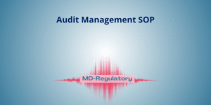 audit management SOP ISO 13485
