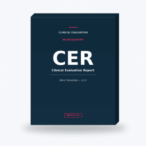 Clinical Evaluation Report (CER) Template - MDR