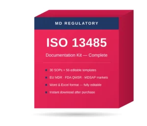 Complete ISO 13485 QMS Documentation Kit (30 Packages + Quality Manual + Master Tracker)