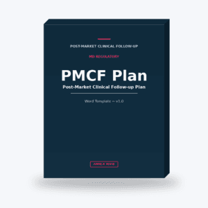 PMCF Plan Template - MDR